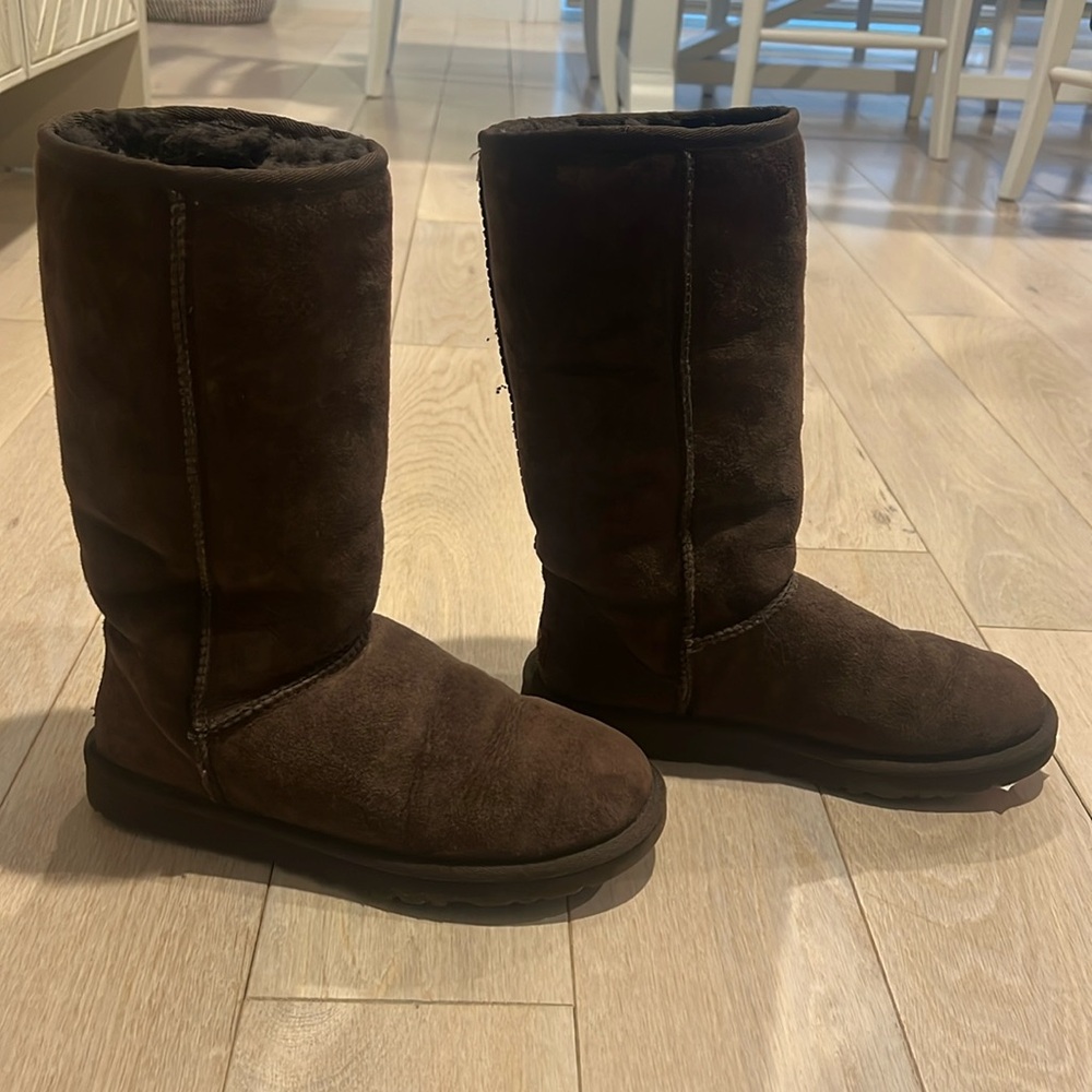 Tall chocolate uggs